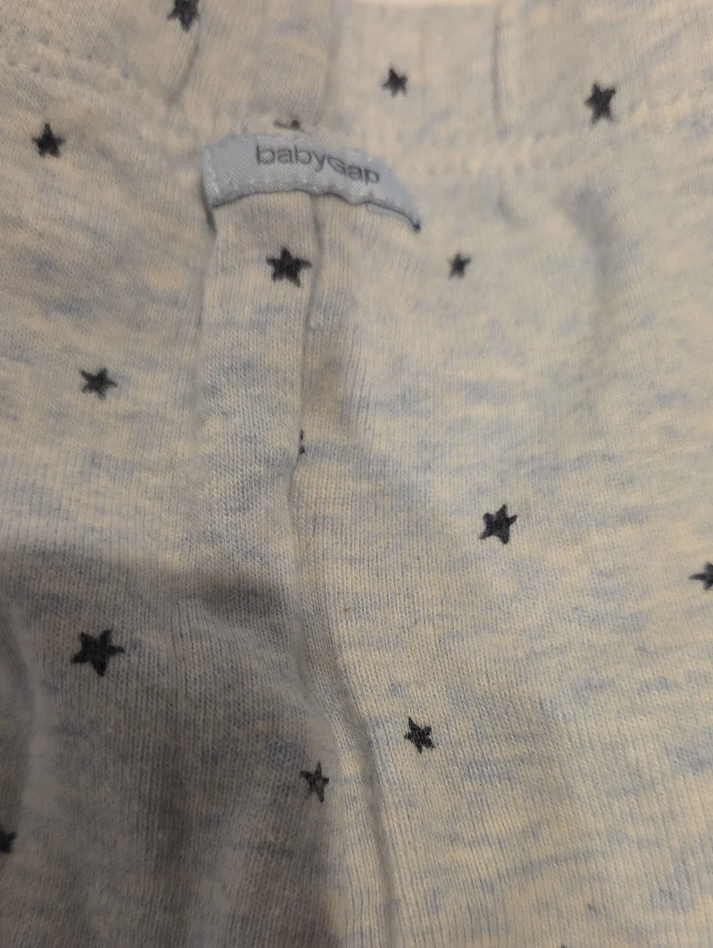Baby GAP Light Blue Star-Print Joggers for Kids 18-24